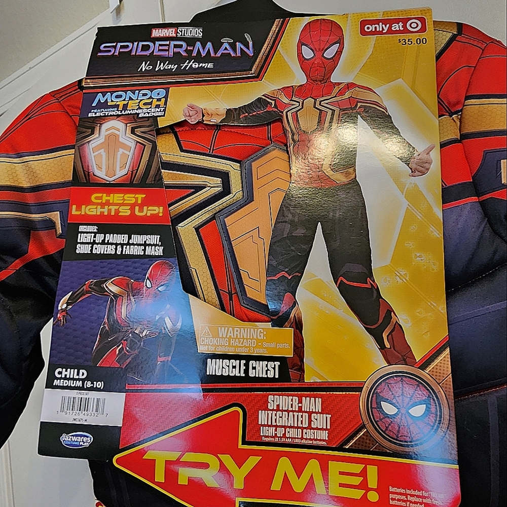 Marvel Studios  Spiderman No-Way Home Children's Costume